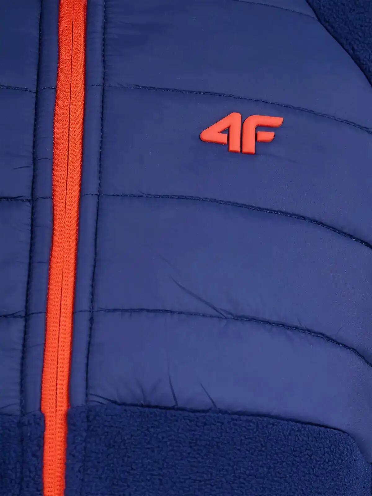Bluza polarowa chłopięca rozpinana granatowa 4F 158 6/6