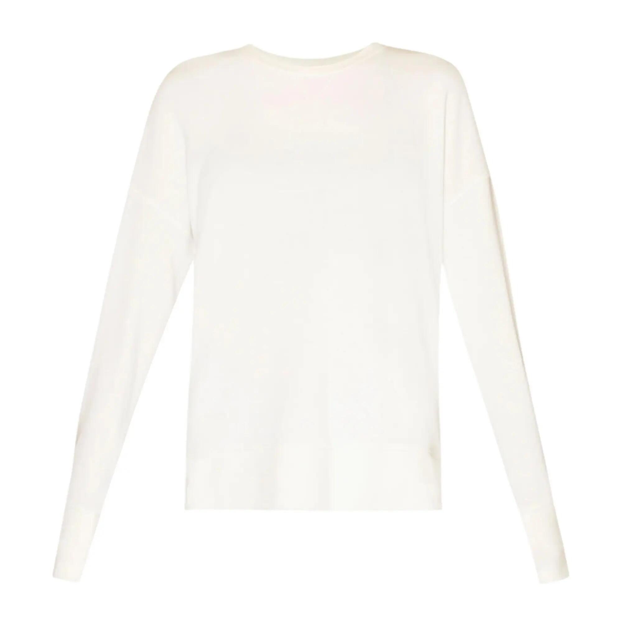 Womens/Ladies After Class Longline Sweatshirt (Lily White) 2/4