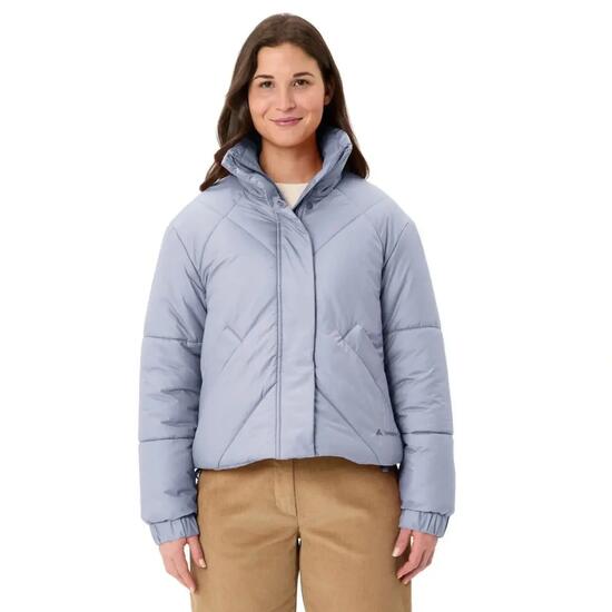 Winterjacke Vaude Najun Damen gesteppt isoliert grau kurz moderner Schnitt