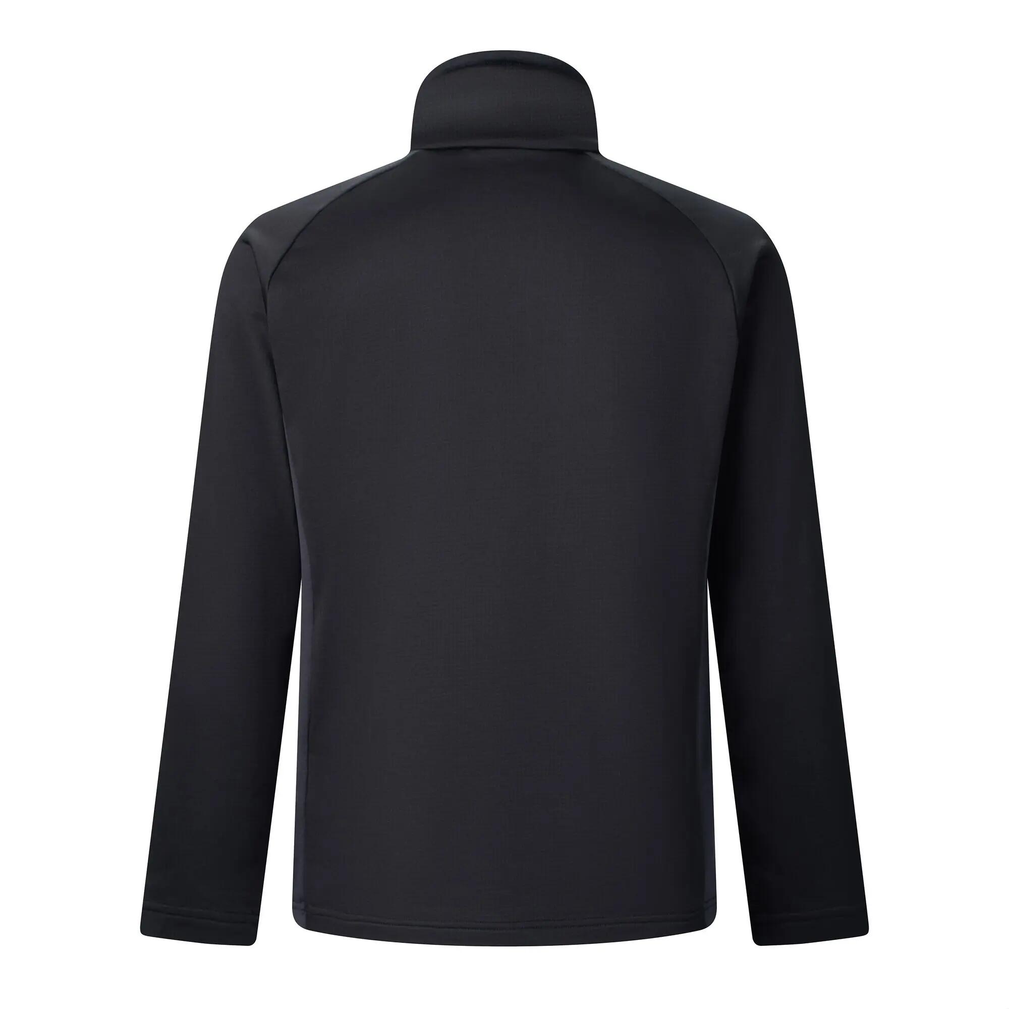 Mens Thiek Logo Fleece Midlayer (Black) 3/5