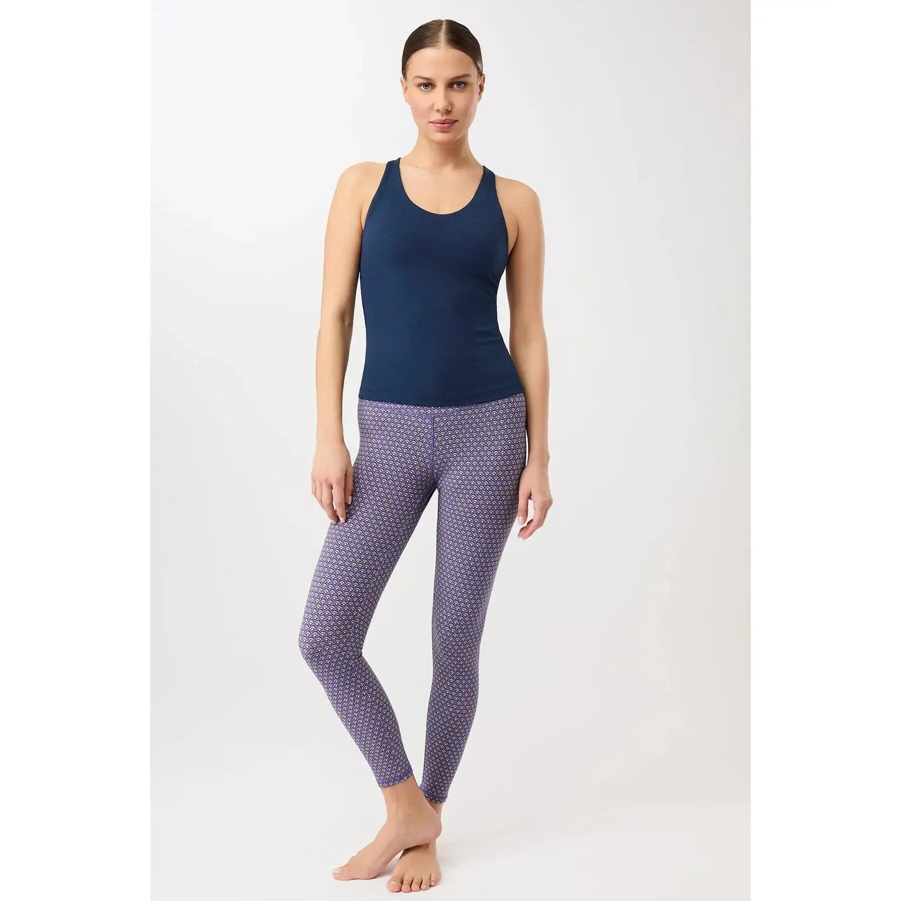 Top de Alças Cruzadas Finas Mulher Mandala All Sports 3/4