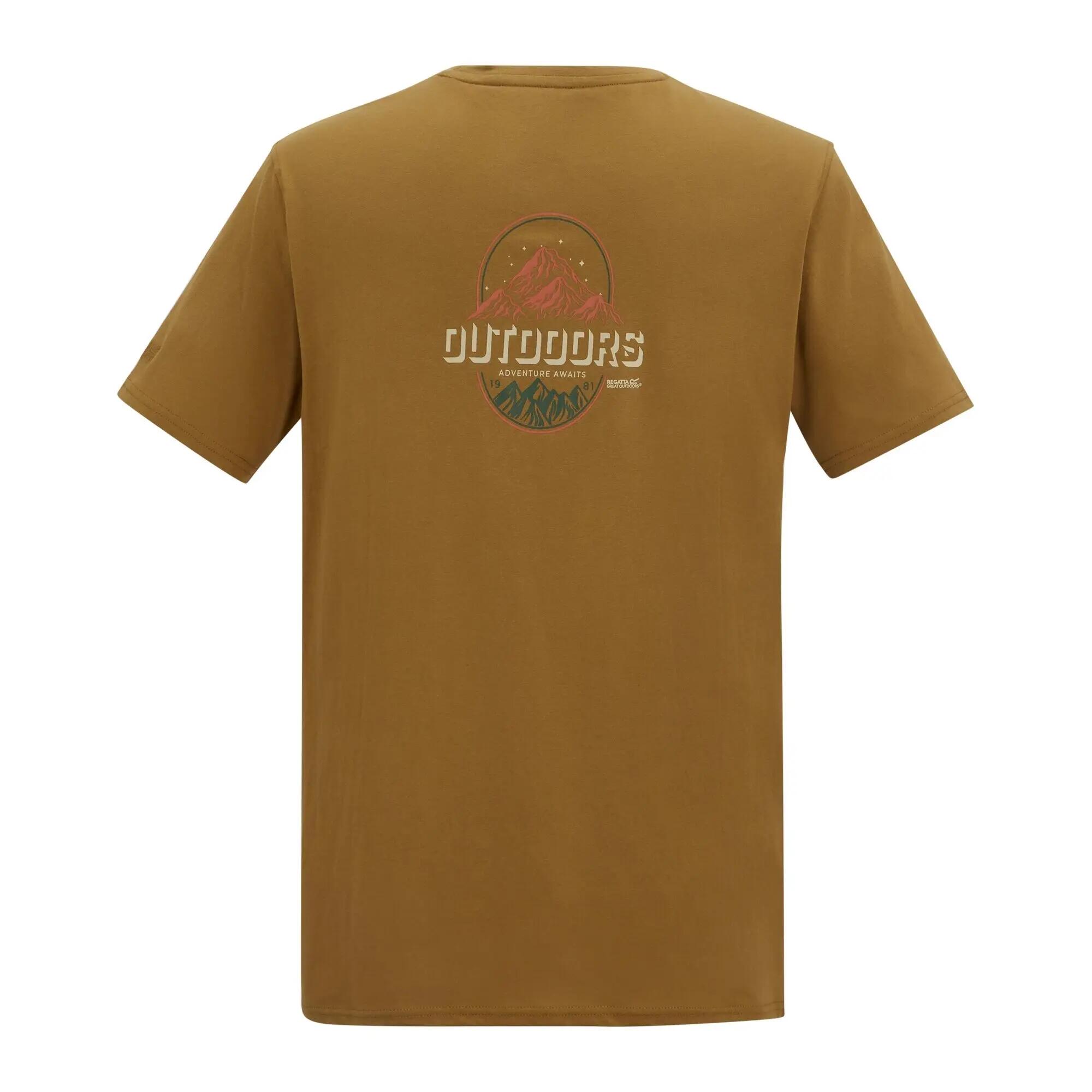 T-shirt Męski Nadruk Na Plecach Cline IX Original Outdoor 3/7