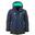 Kinder Winter-Parka Narvik Marineblau / Mint