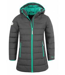 Manteau enfant Stavanger bleu marine/menthe