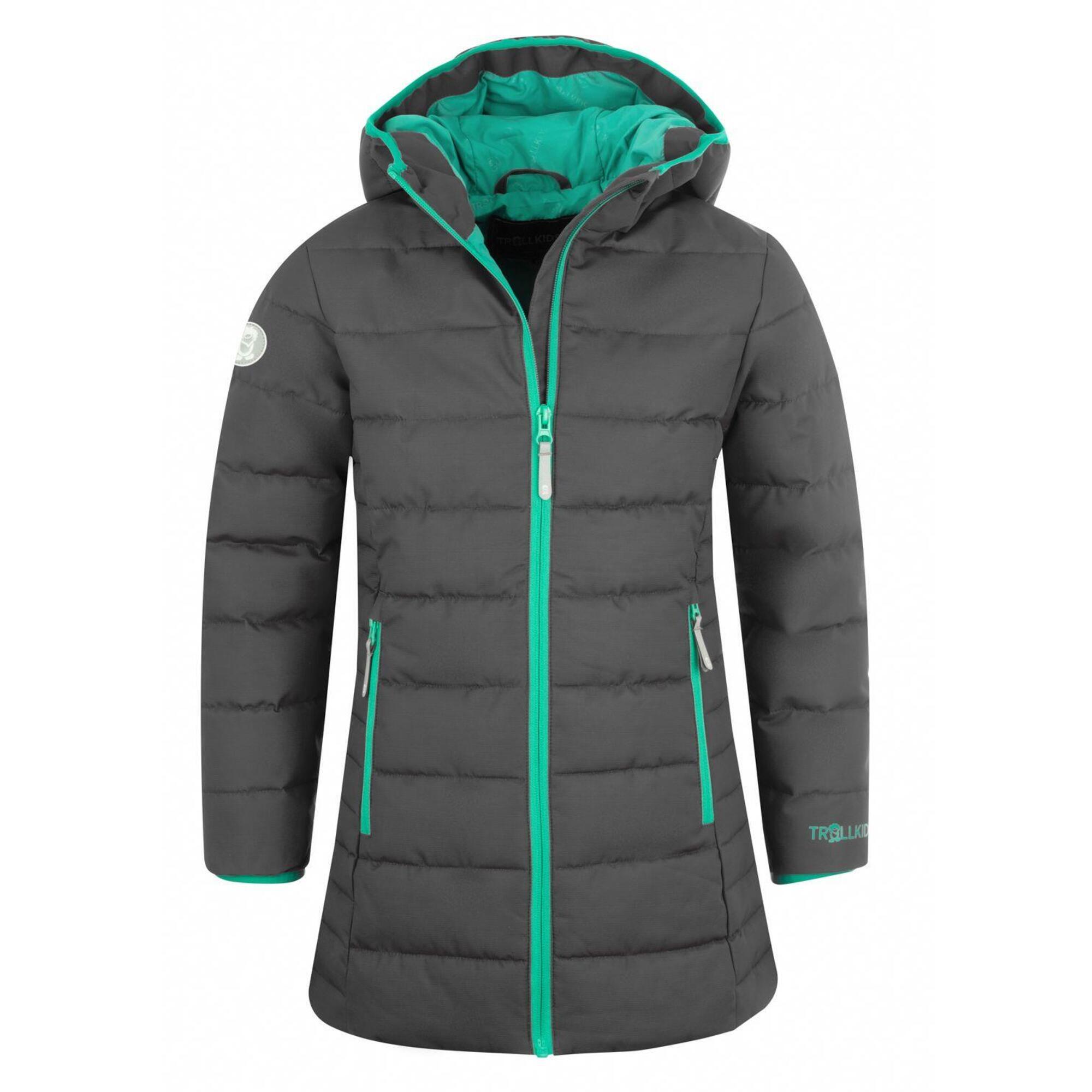 Trollkids - Manteau Pour Enfants Stavanger Imperméable Anthracite / Hommes The - Doudoune Synthétique - Gris|marron|vert - 4 À 6 Ans - Decathlon