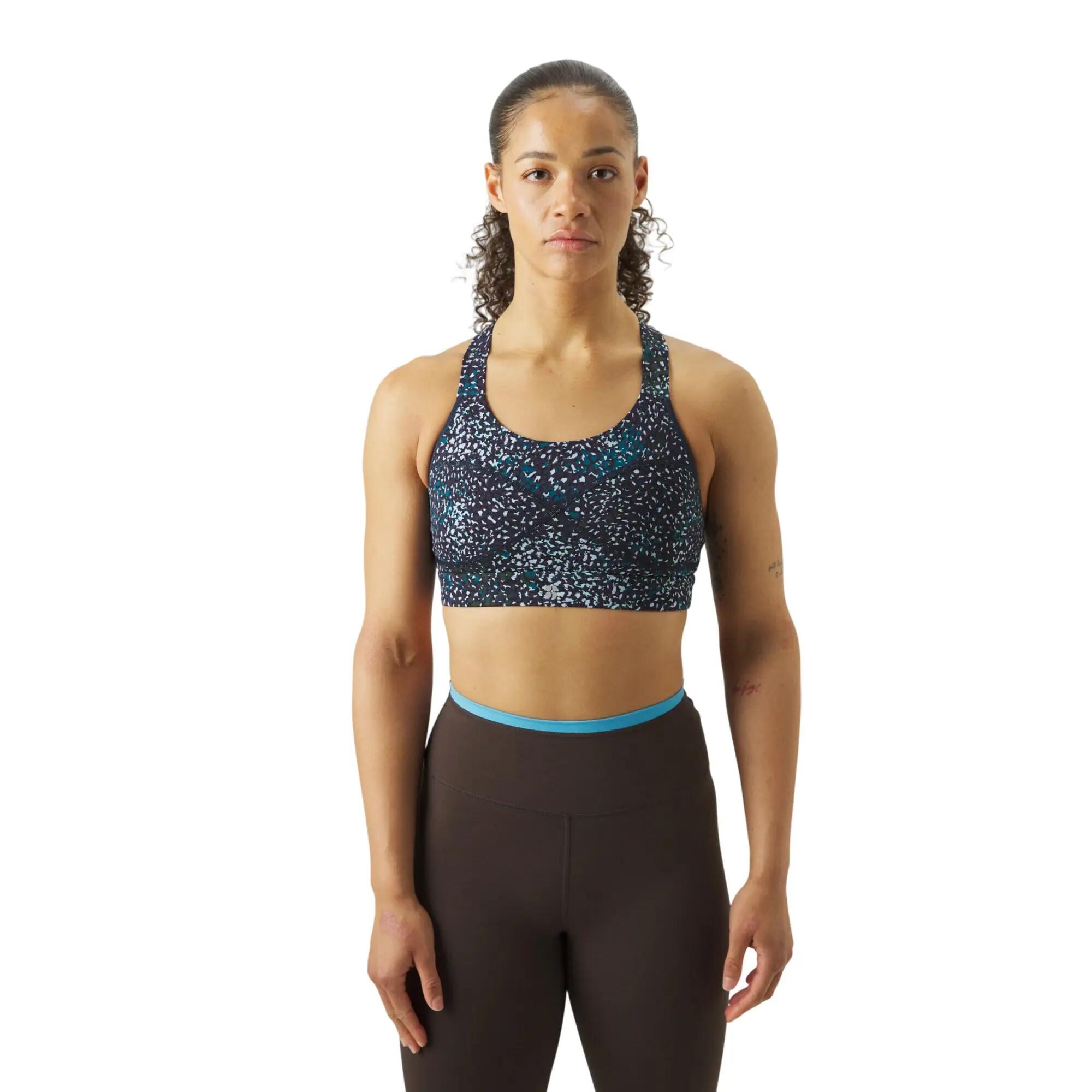 Brassière De Sport Motif/style À Motifs POWER Femme (Bleu) 4/4