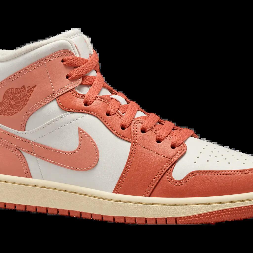 Damen - Sneaker - zweifarbig - Air Jordan 1 Mid - Beige