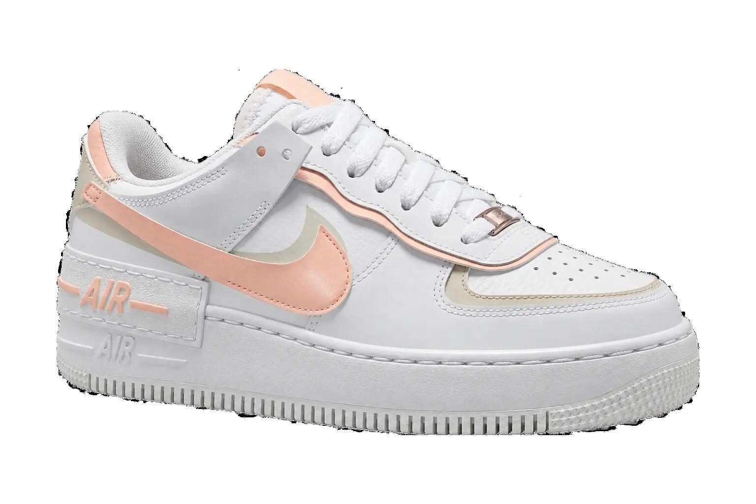 Donna - Sneaker - Nike Air Force 1 Shadow - Bianco, Washed Coral 1/1