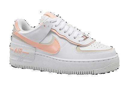 Mujeres - Zapatillas - Nike Air Force 1 Shadow - Blanco, Lavado Coral