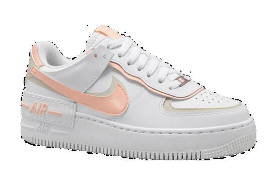 Donna - Sneaker - Nike Air Force 1 Shadow - Bianco Washed Coral