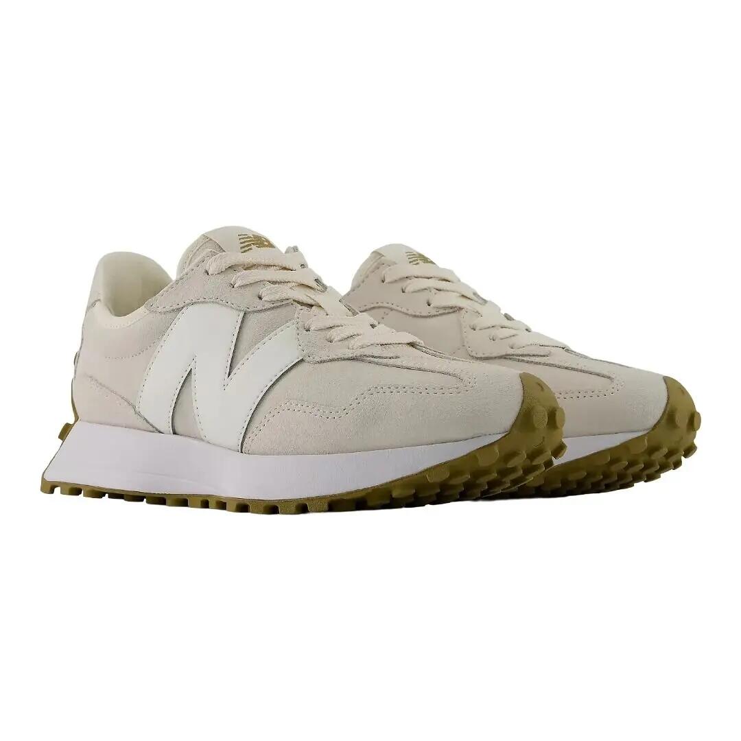 Zapatillas New Balance Beige 327 Linen con Sea Salt Cómodas y Resistentes 4/5