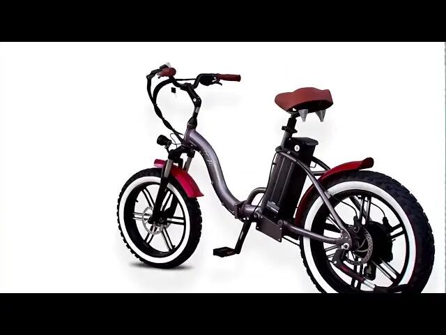 Calipso (480Wh/48V) - Bici Eléctrica Plegable Urbana Fatbike 20 pulgadas 3/6