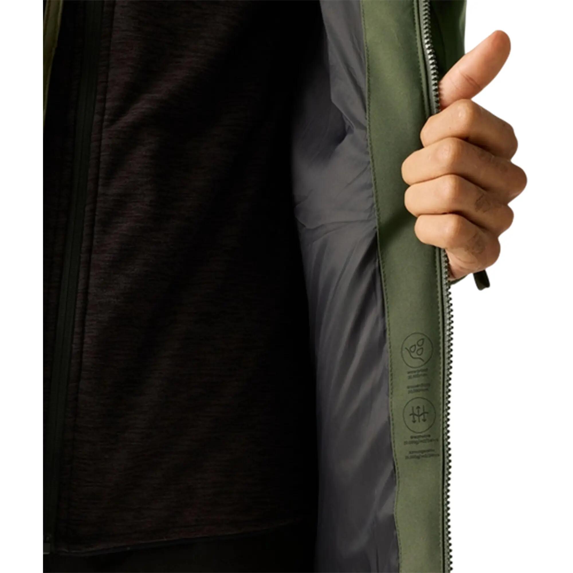 Casaco impermeável e isolante Hoscar para homem (Cáqui Escuro) 4/7