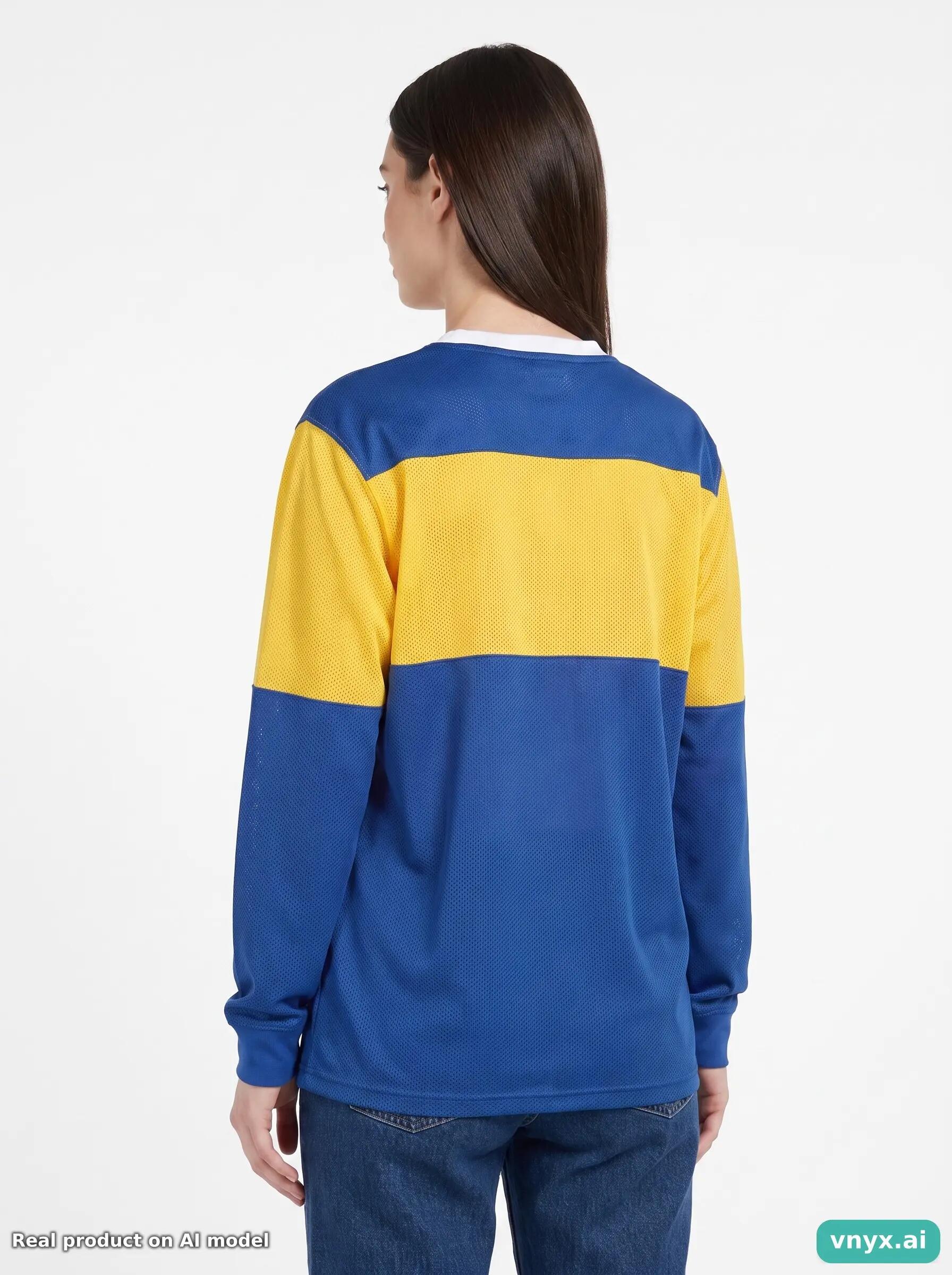 Second Life - Supreme Long Sleeve in Blue size M Long-Sleeved Top 3/5