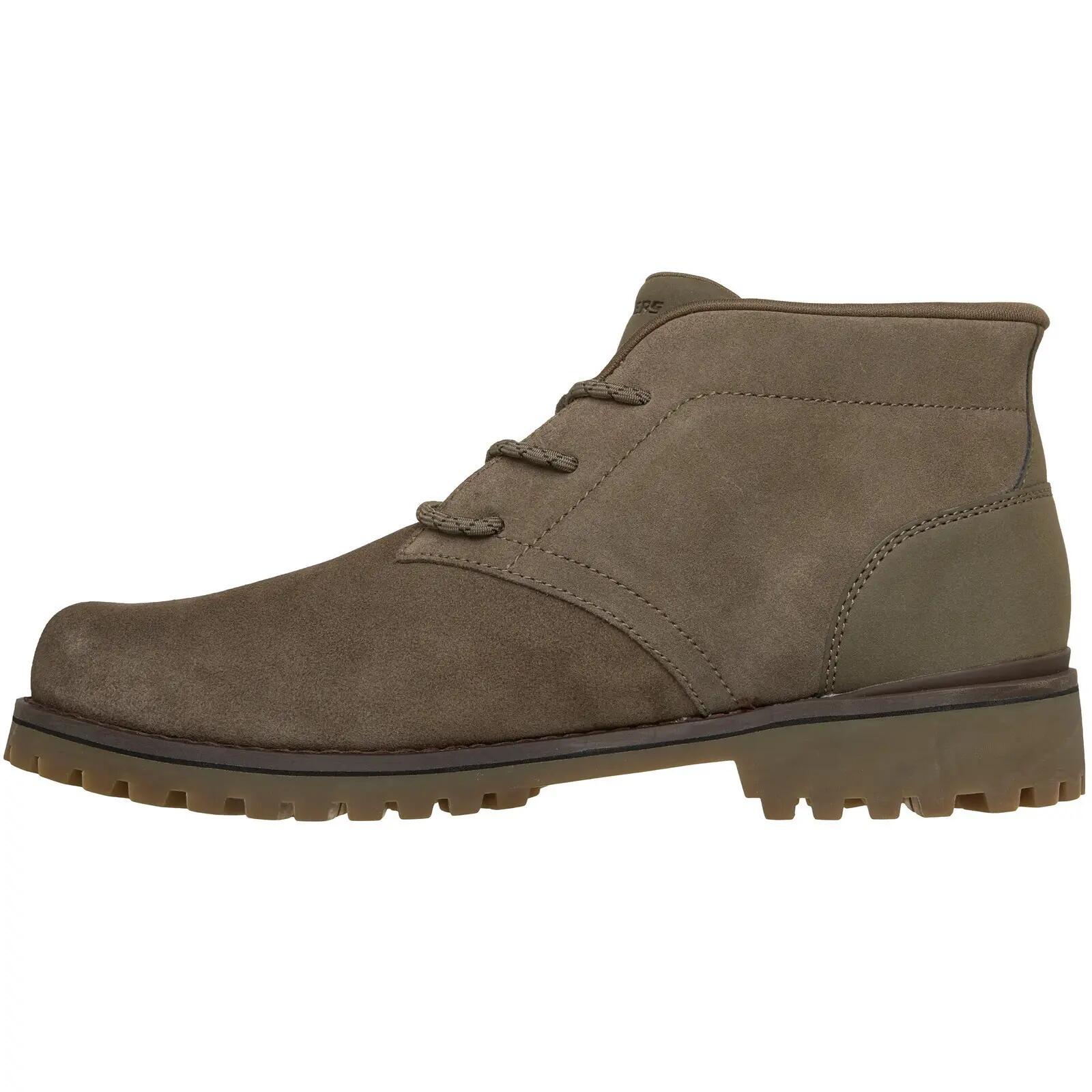 Baskets Skechers Quintero Damien, Marron, Hommes 3/4