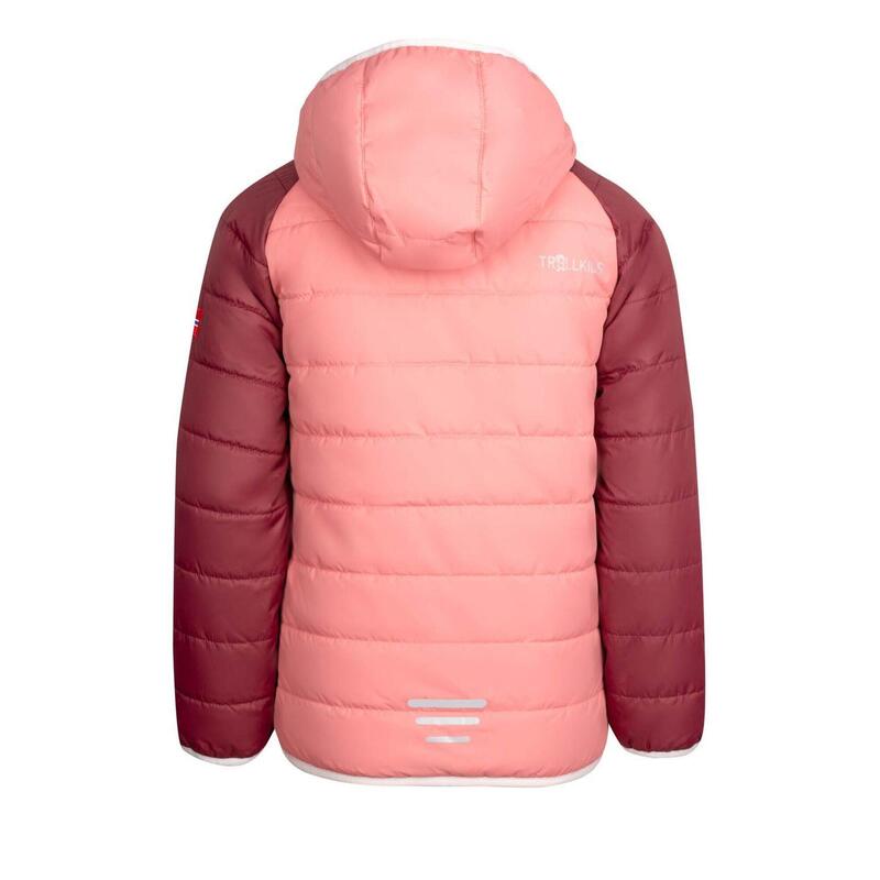 Veste d'hiver enfant Hafjell XT déperlante et coupe-vent Rouge/Rose