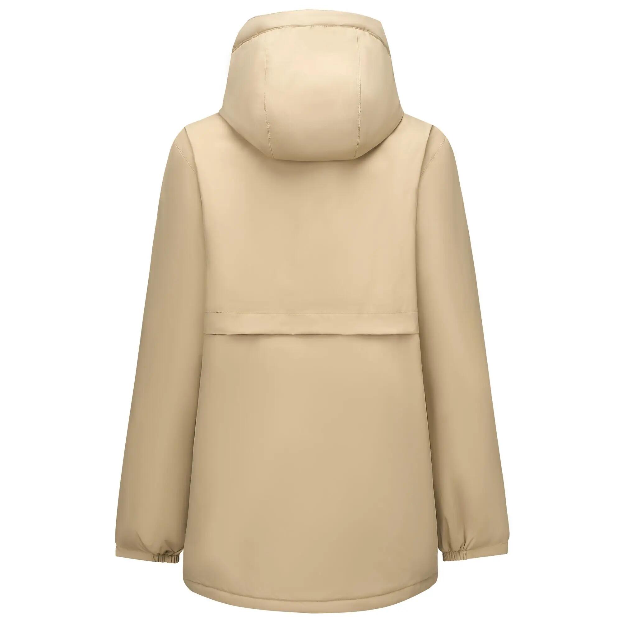 Brielly waterdichte jas voor dames (Barleycorn/Lichte Vanille) 3/7