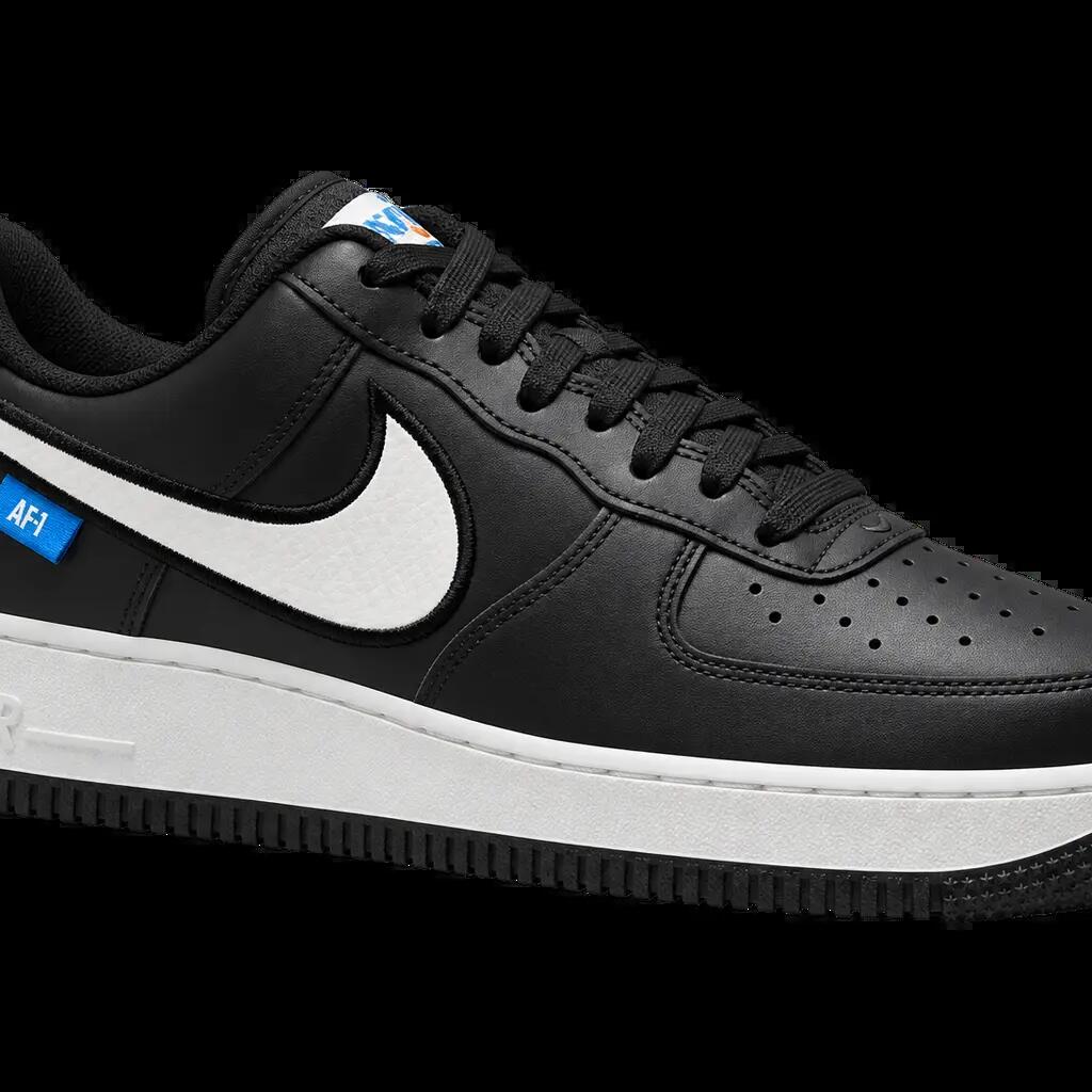 Herren - sneaker - low-top - air force 1 07 blue label - blau, schwarz-weiß