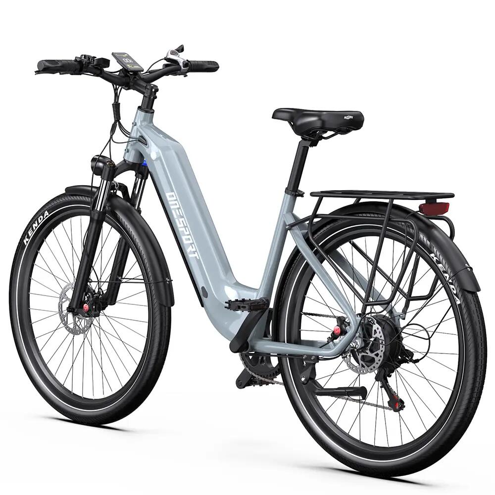 Bicicleta elétrica Onesport WT05 com pneu de 27,5", motor de 250 W, bateria de 3 3/15