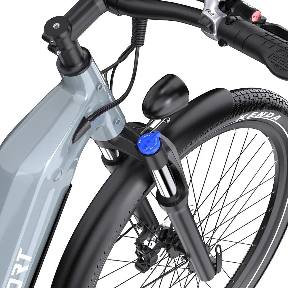 Bicicleta elétrica Onesport WT05 com pneu de 27,5", motor de 250 W, bateria de 3 14/15