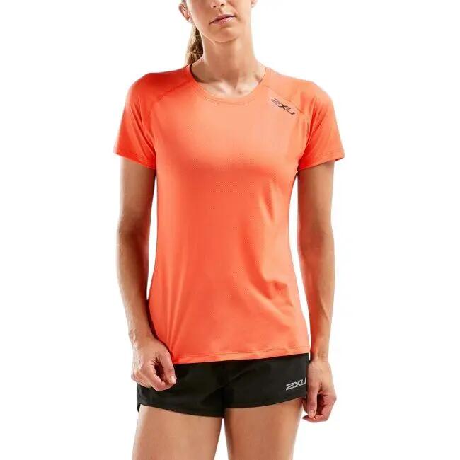 Tricou tehnic maneca scurta femei GHST short sleeve tee - portocaliu sorbet