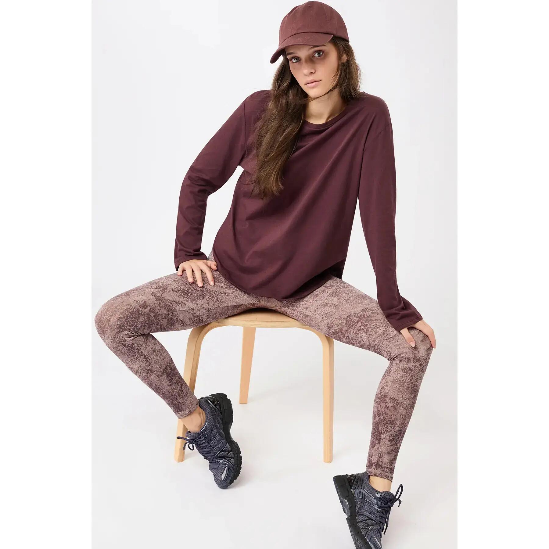 T-shirt de manga comprida feminina Mandala Halfmoon 4/4