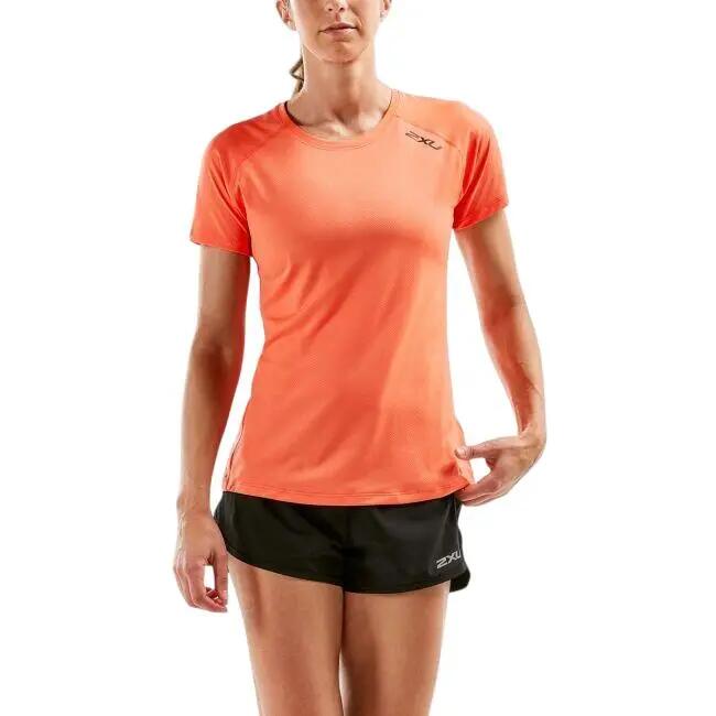 Tricou tehnic maneca scurta femei GHST short sleeve tee - portocaliu sorbet 5/5