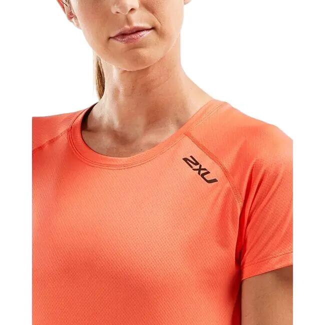 Tricou tehnic maneca scurta femei GHST short sleeve tee - portocaliu sorbet 4/5