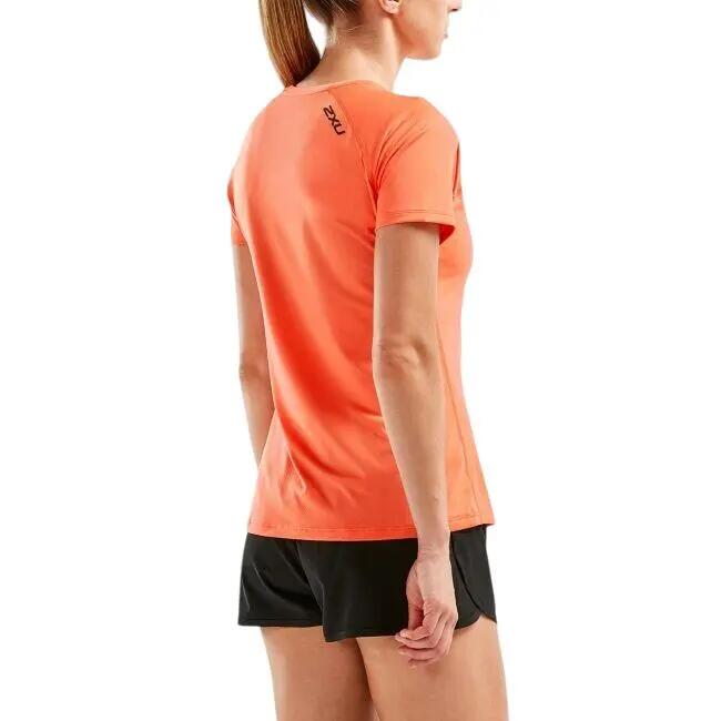 Tricou tehnic maneca scurta femei GHST short sleeve tee - portocaliu sorbet 2/5