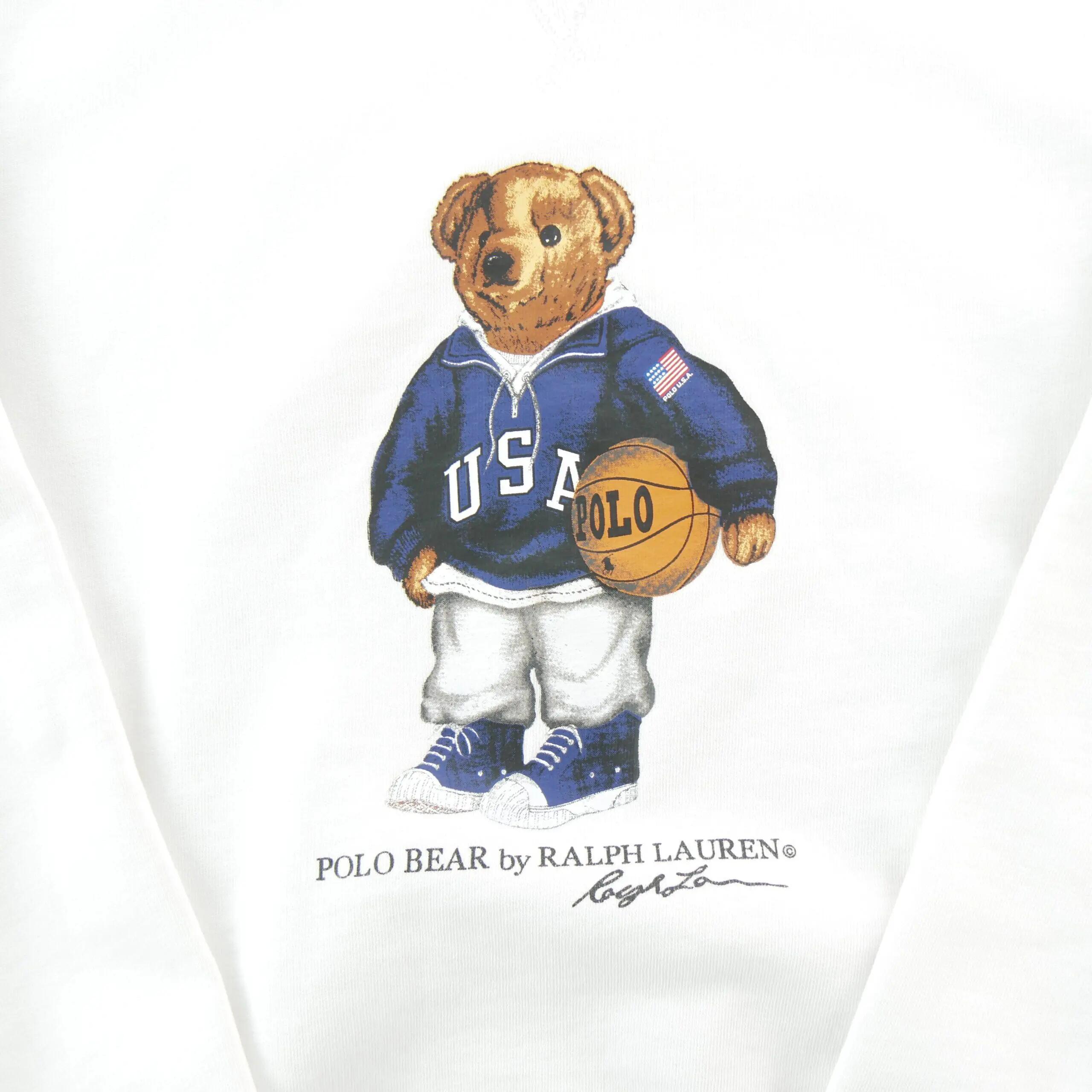 Second life - Férfi pulóver Polo Bear USA egyenes szabású - Jó 4/9