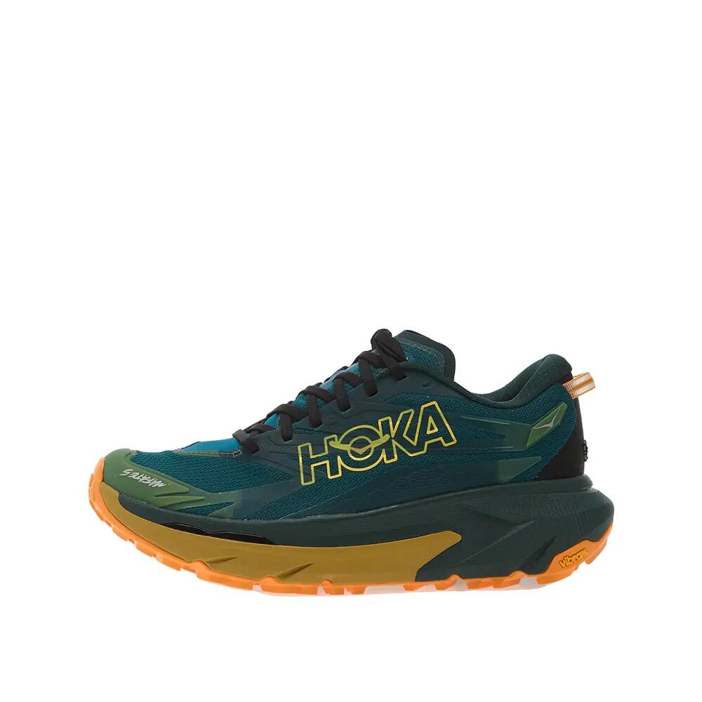 HOKA Mafate 5 Tidal Wave/Mustard Seed trail schoenen 6/8