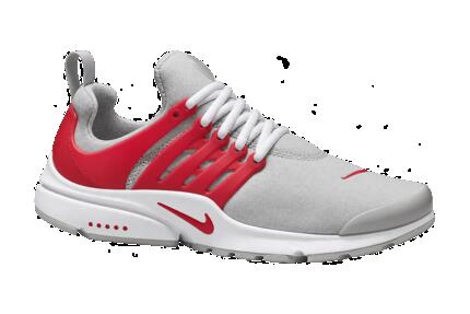 Hombres - zapatillas - sencillas, gris-rojo - Nike Air Presto