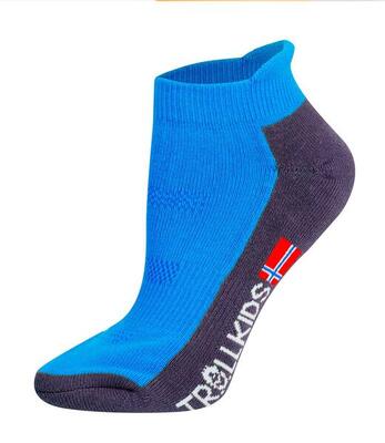 Kinder Wandersocken Hiking Low Dunkelblau/Grau