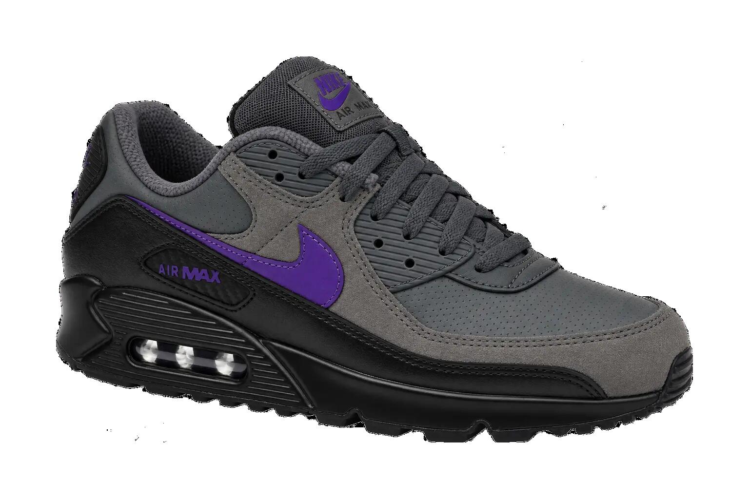 Hombres - Zapatillas - Nike Air Max 90 Racing Pack - Gris hierro, uva silvestre 1/1
