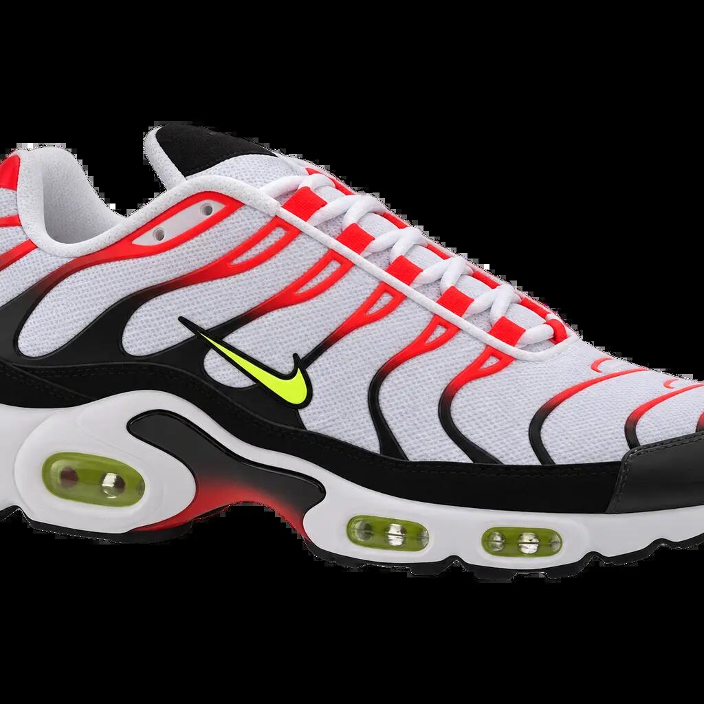 Herren - Running-Schuhe - Sneaker - Air Max Plus - Weiß, Crimson Venom