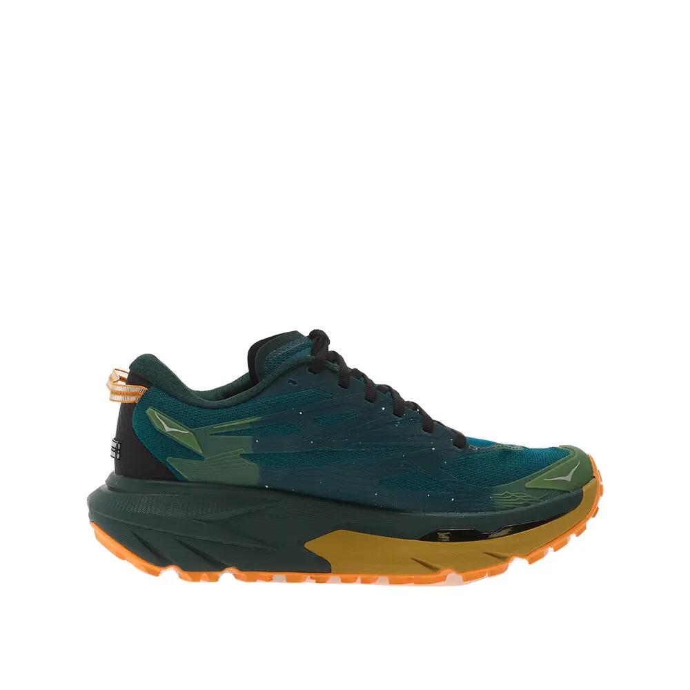 HOKA Mafate 5 Tidal Wave/Mustard Seed trail schoenen 2/8