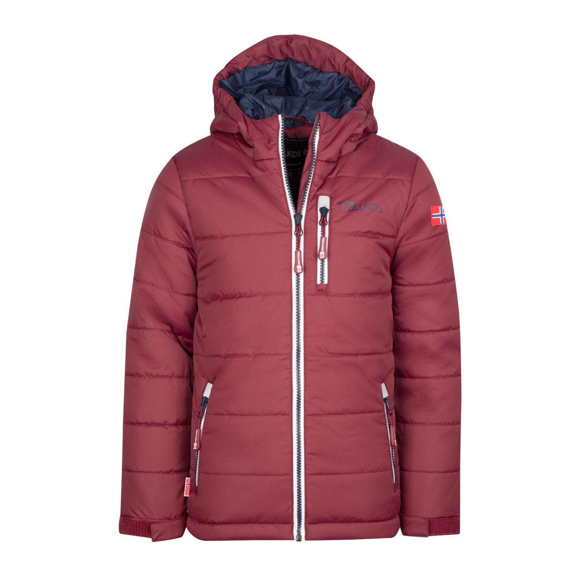 Kinder Winterjas Hemsedal Waterdicht Winddicht Rood/Navy blauw 1/3