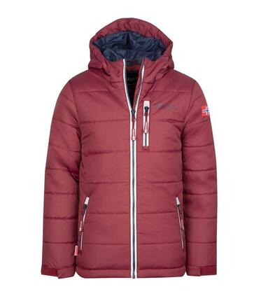 Veste d'hiver enfant Hemsedal hydrofuge, coupe-vent Rouge Rubis