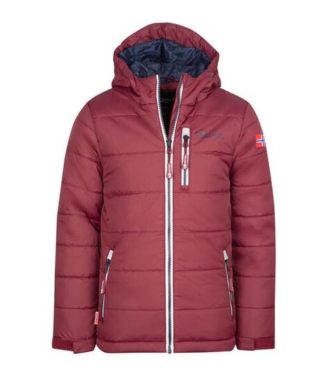 Veste d'hiver enfant Hemsedal hydrofuge, coupe-vent Rouge/Bleu Marine