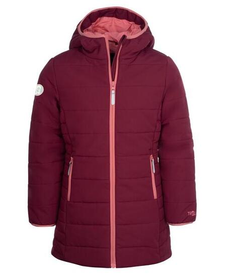 Manteau pour enfants Stavanger rouge/rose antique