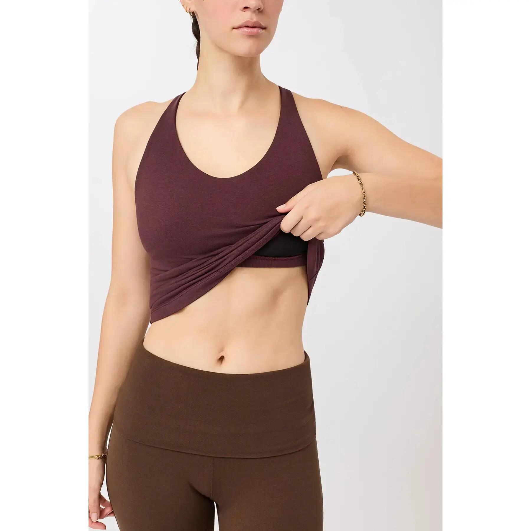 Débardeur à dos croisé fines femme Mandala All Sports 3/4