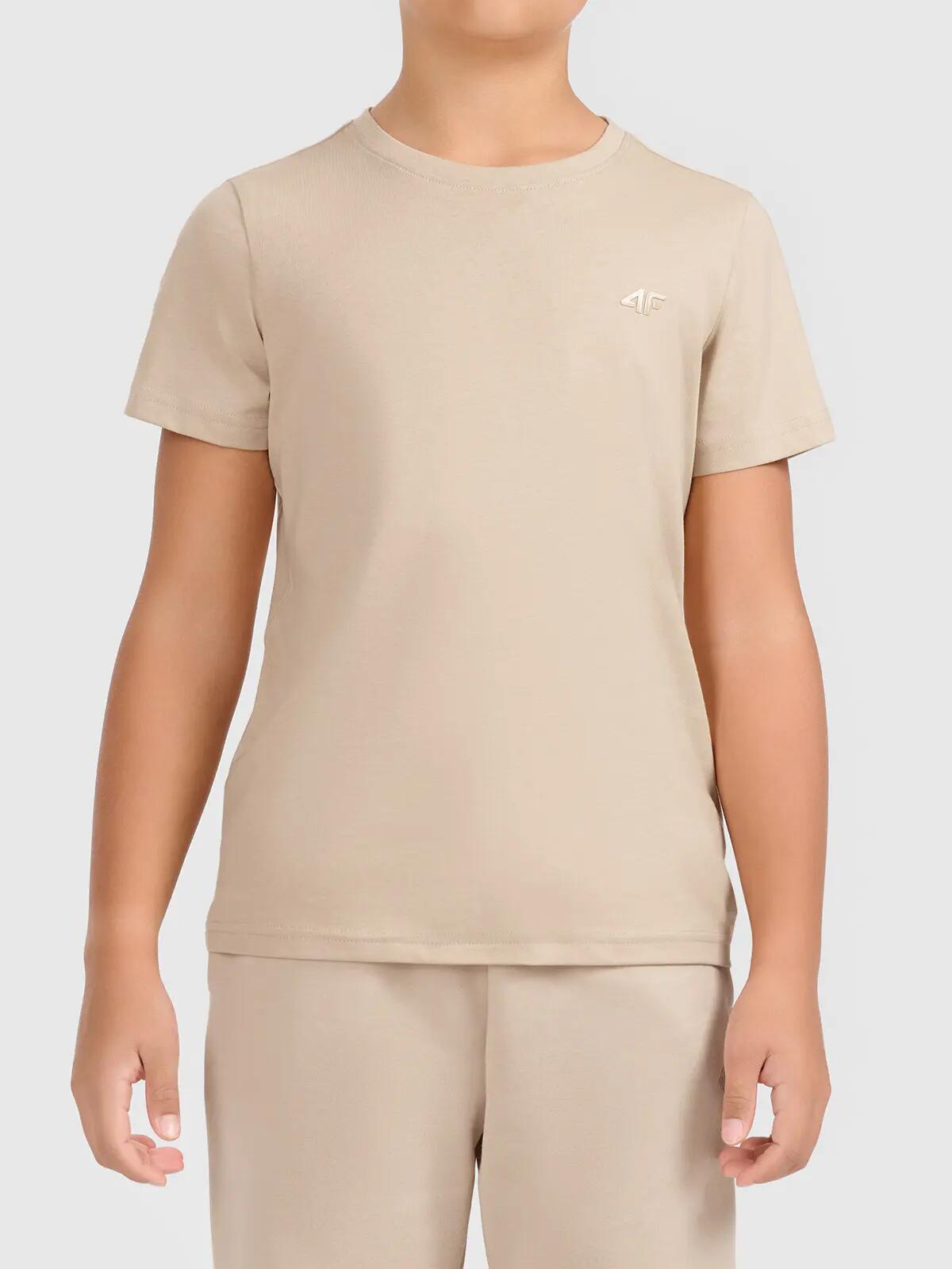 T-shirt bawełniany dziewczęcy 4F 4FJWAW26TTSHF3528 6/6