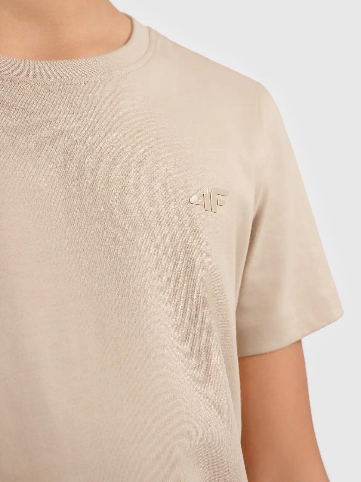 T-shirt bawełniany dziewczęcy 4F 4FJWAW26TTSHF3528 4/6