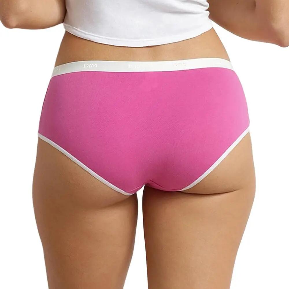 Dim Pockets X3 Boxer Donna Corti in Cotone Rosa 4/4