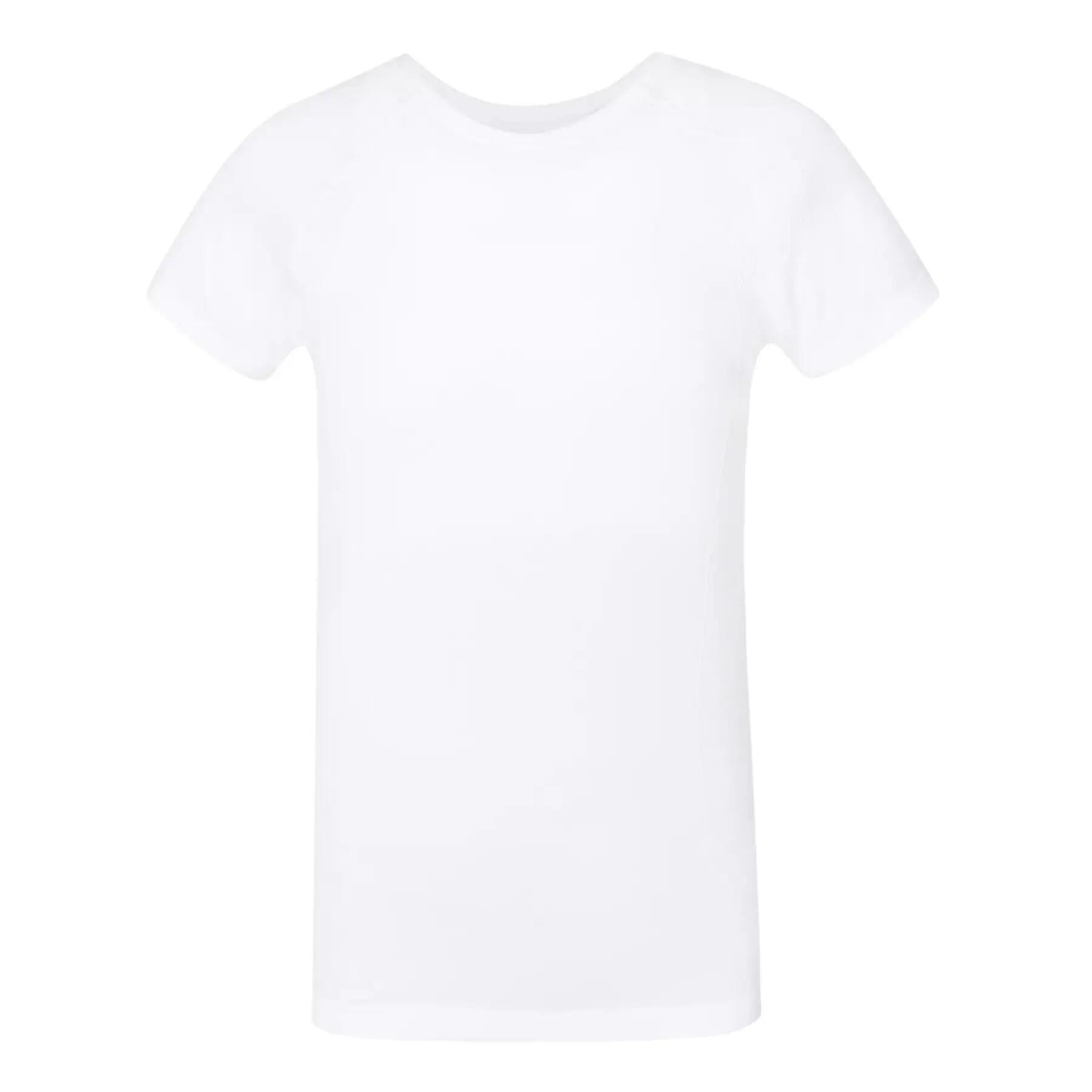 Camiseta Athlete Ejercicio para Mujer Blanco 2/4