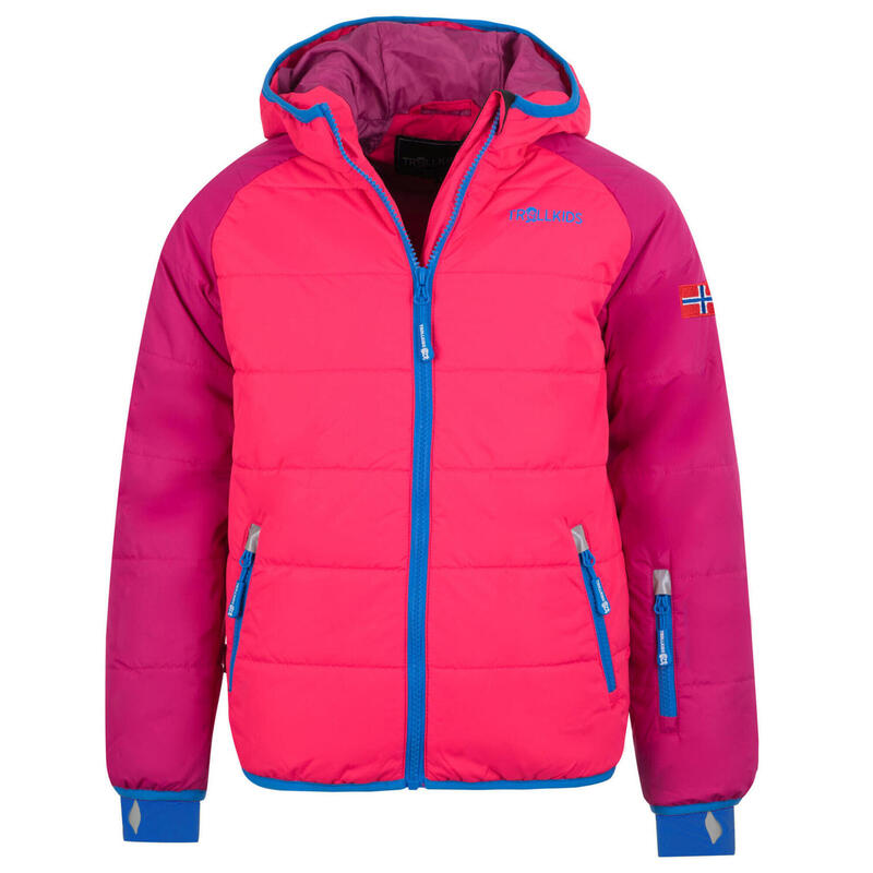 Veste d'hiver pour enfants Hafjell XT rose foncé / rose clair / bleu