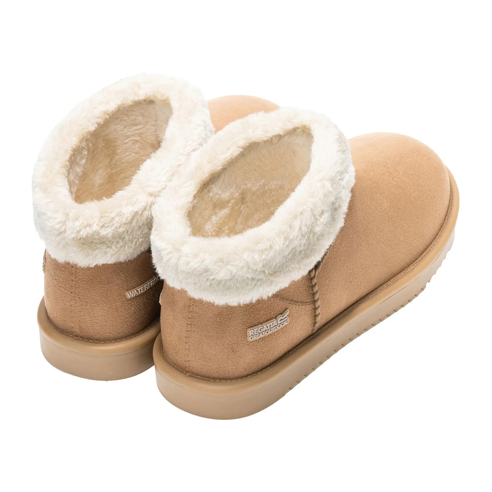 Botas Risley Borg para mulher (Bronzeado Queimado) 2/7
