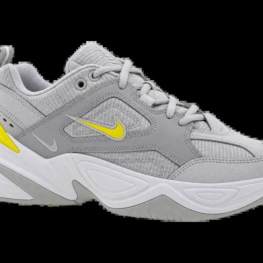 Damen - Sneaker - ohne Originalkarton - Nike M2K Tekno - grau, gelb