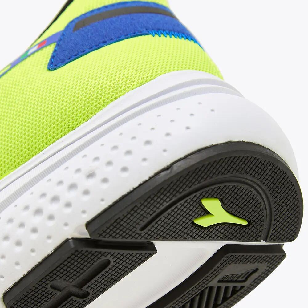 Ténis de corrida homem Diadora Passo 2 amarelo néon 3/4