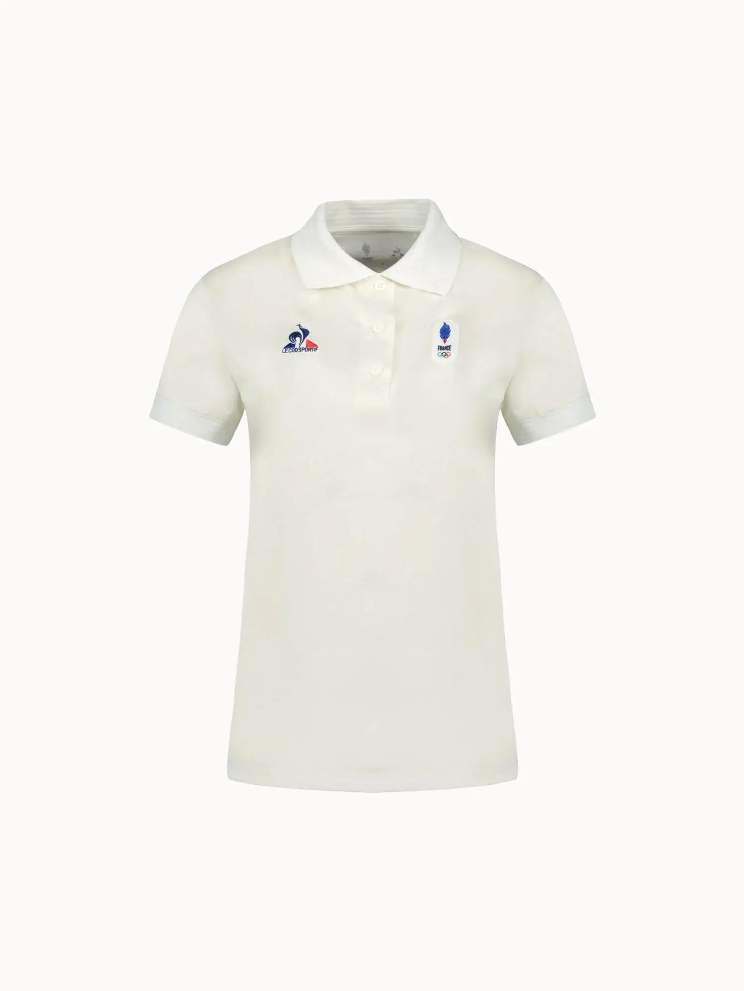 Polo Équipe de France Olympique 2026 en jersey technique 2/5